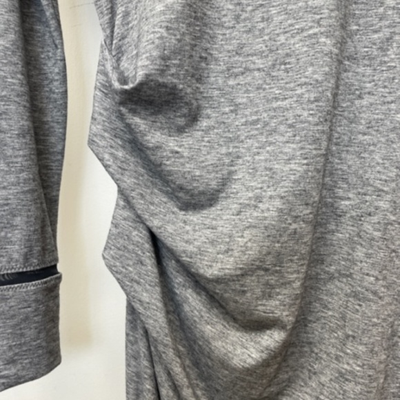 Athleta Industry Turtleneck Dress Heathered Gray Midi Maxi EUC - Picture 8 of 12